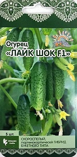 Огурец Лайк шок F1, 5 шт.