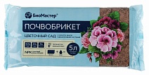 Почвобрикет Цветочный сад, 5 л