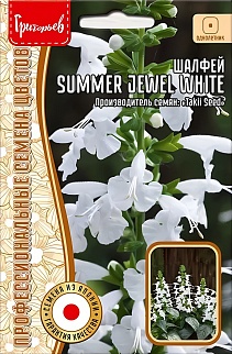 Шалфей Summer Jewel White (Летняя драгоценность белый), 5 шт.