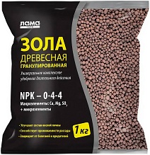 Зола древесная гранулированная, 1 кг