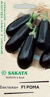 Баклажан Рома F1, 5 шт. Саката.