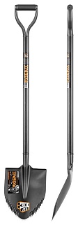 Лопата Кузбасс цельнометаллическая штыковая, 120 см, арт. 1545