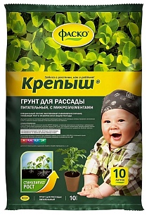 Грунт Крепыш для рассады, 10 л Фаско