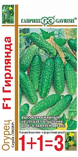Огурец Гирлянда F1 1+1, 20 шт. Семена от автора.