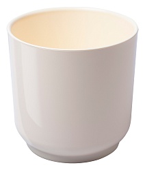 Горшок Дельта с вкладкой, 1,5 л, ванильный