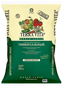 Грунт Terra Vita Живая Земля универсальный, 50 л