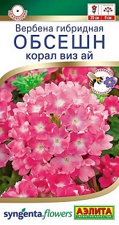 Вербена Обсешн корал виз ай, 5 шт.