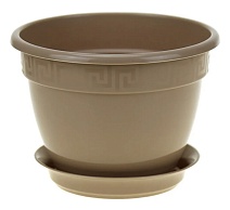 Кашпо Антик с поддоном, 0,75 л, фраппе