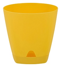 Горшок Амстердам с поддоном, 0,65 л, груша