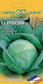 Капуста белокочанная Транзам F1, 10 шт. Голландия.