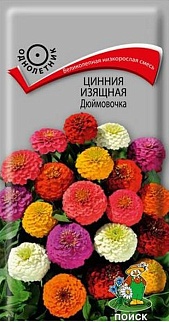 Цинния изящная Дюймовочка, 0,4 г