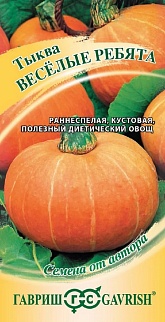 Тыква Веселые ребята, 1 г. Авторские семена. 