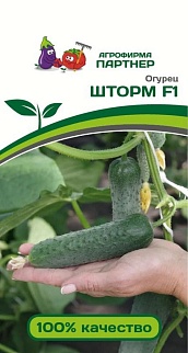 Огурец Шторм F1, 5 шт. Агрофирма Партнер.