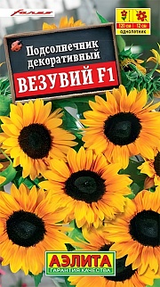 Подсолнечник декоративный Везувий F1, 5 шт.