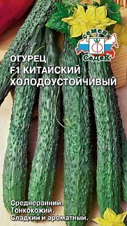 Огурец Китайский холодоустойчивый F1, 2 г