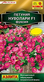 Петуния Нуволари F1 полуампельная фуксия, 5 шт.