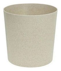 Горшок Цилиндр Эко со вставкой, 3 л, слоновая кость