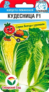 Капуста пекинская Кудесница F1, 0,2 г. Всегда с урожаем. Сибирский сад.