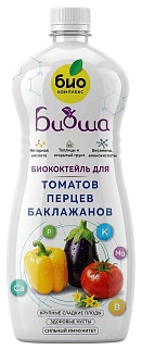 Биококтейль ТМ БИОША для томатов, перцев, баклажанов, 1 л
