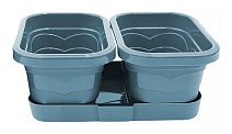 Кашпо Дуэт Валенсия, 2,9 л х 2 шт., ментол