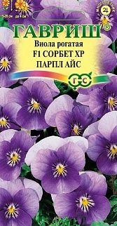 Виола рогатая Сорбет XP Парпл Айс F1, 4 шт. 