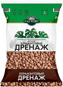 Дренаж керамзитовый Сад Чудес мелкий, 2 л