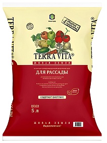 Грунт Terra Vita Живая Земля для рассады, 5 л