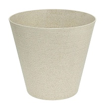 Горшок Конус Эко со вставкой, 3 л, слоновая кость