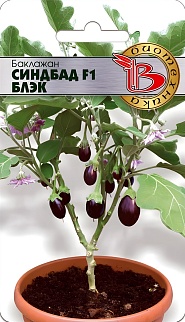 Баклажан Синдбад F1 Блэк, 5 шт.