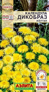 Календула Дикобраз, желтая, 0,1 г