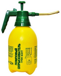 Помповый опрыскиватель с удлиненным наконечником, 2 л