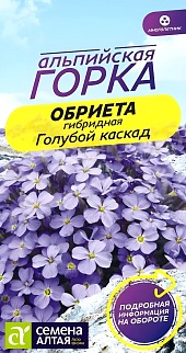 Обриета Голубой каскад, 0,03 г. Альпийская горка. 