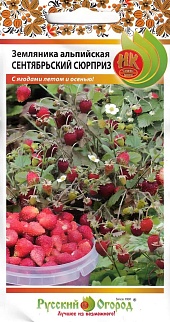 Земляника альпийская Сентябрьский сюрприз 0,05 г Русский огород