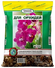 Биогрунт Экофлора для орхидей, 2,5 л