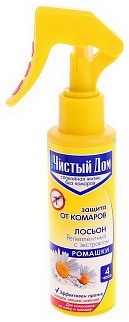 Лосьон-спрей от комаров Чистый дом с триггером, 100 мл