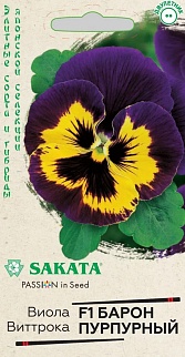 Виола Барон Пурпурный F1, 5 шт. Саката.