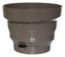 Горшок Акцент 1,6 л мокко